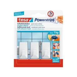 Tesa Bouw<Powerstrips haak S rechthoek wit