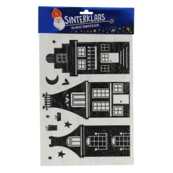 Wins Holland Kerstdecoratie<Raamstickers silhouet