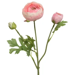Decoris Kunstplanten En Kunstbloemen<Ranonkel roze 51 cm