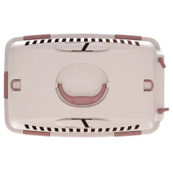 Stefanplast Hondenmand<Reismand dier pro oud roze