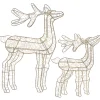 O'malley Kerstdecoratie|Kerstverlichting<Rendierduo 260 LED warm wit