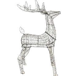 O'malley Kerstdecoratie|Kerstverlichting<Rendier 720 LED classic white