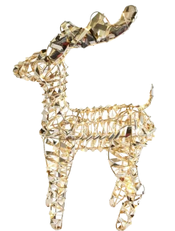 O'malley Kerstdecoratie|Kerstverlichting<Rendier 100 LED warm wit