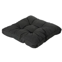 Madison Tuinkussens<Rib black F115 loungek 60x60 zit