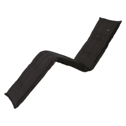 Madison Tuinkussens<Rib black ligbedkussen 65x200
