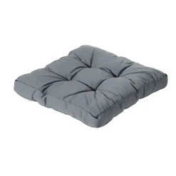 Madison Tuinkussens<Rib grey F293 loungek 60x60 zit