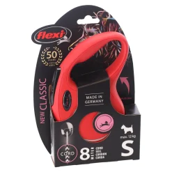 Flexi Hondenriem<Rollijn classic cord S 5m rood