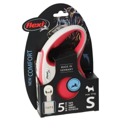 Flexi Hondenriem<Rollijn comfort tape S 5M rood