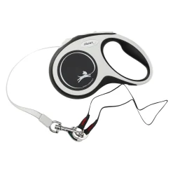 Flexi Hondenriem<Rollijn comfort tape S 5M zwart