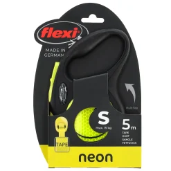 Flexi Hondenriem<Rollijn tape S 5m neon