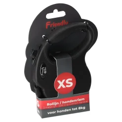 Friendly Pet Hondenriem<Rollijn tape XS 3M zwart
