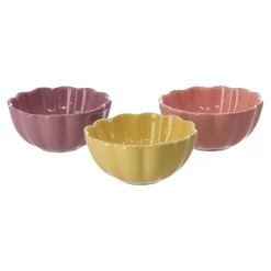 Mica Decorations Koken & Tafelen|Woondecoratie<Schaal geel, roze, oranje, paars - 4 assorti