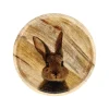 O'malley Pasen<Schaal hout konijn 25 cm