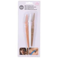 Touch Of Beauty Badkameraccessoires<Scheermes wenkbrauw 3st