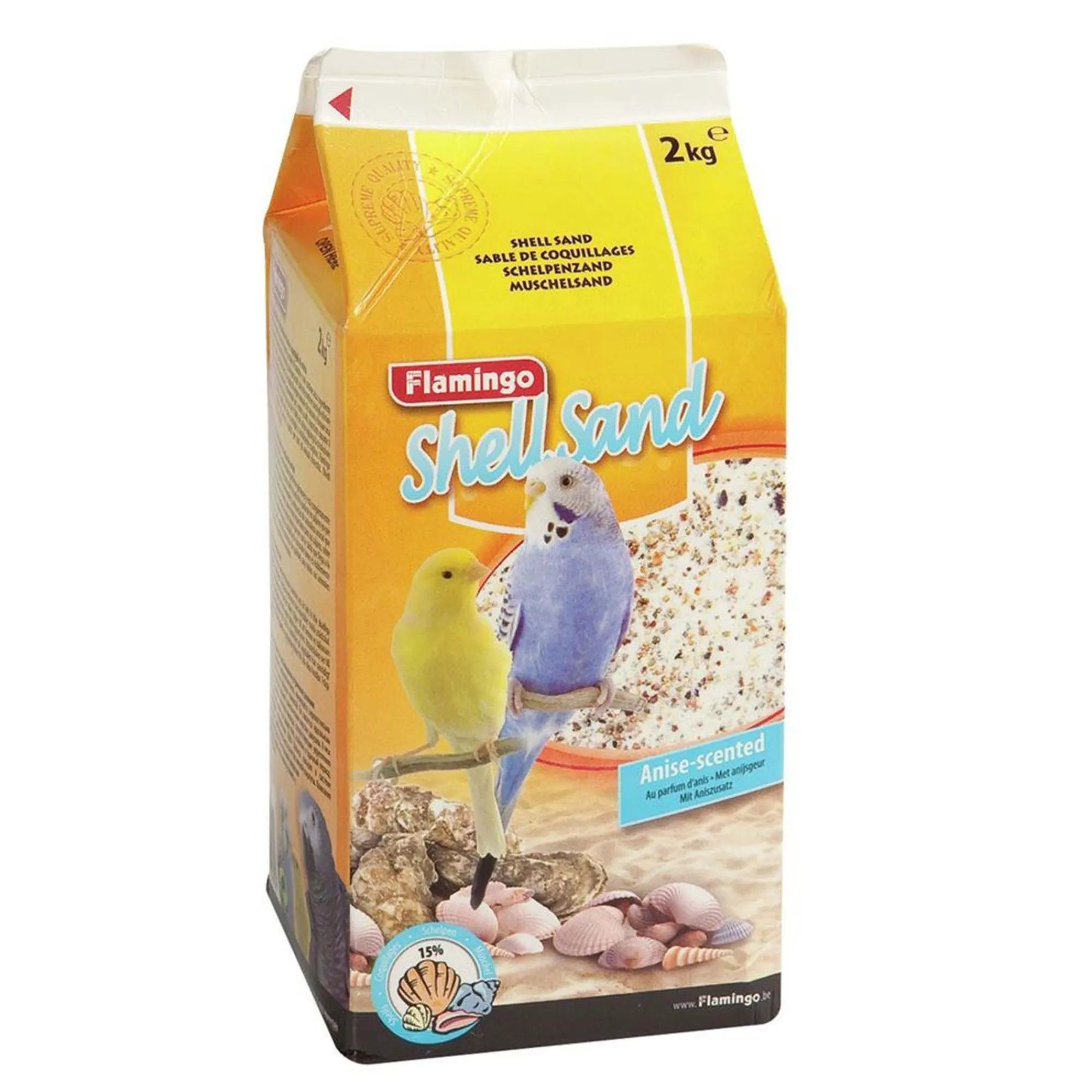 Flamingo Vogelverzorging<Schelpenzand-oesterschelpjes 2kg