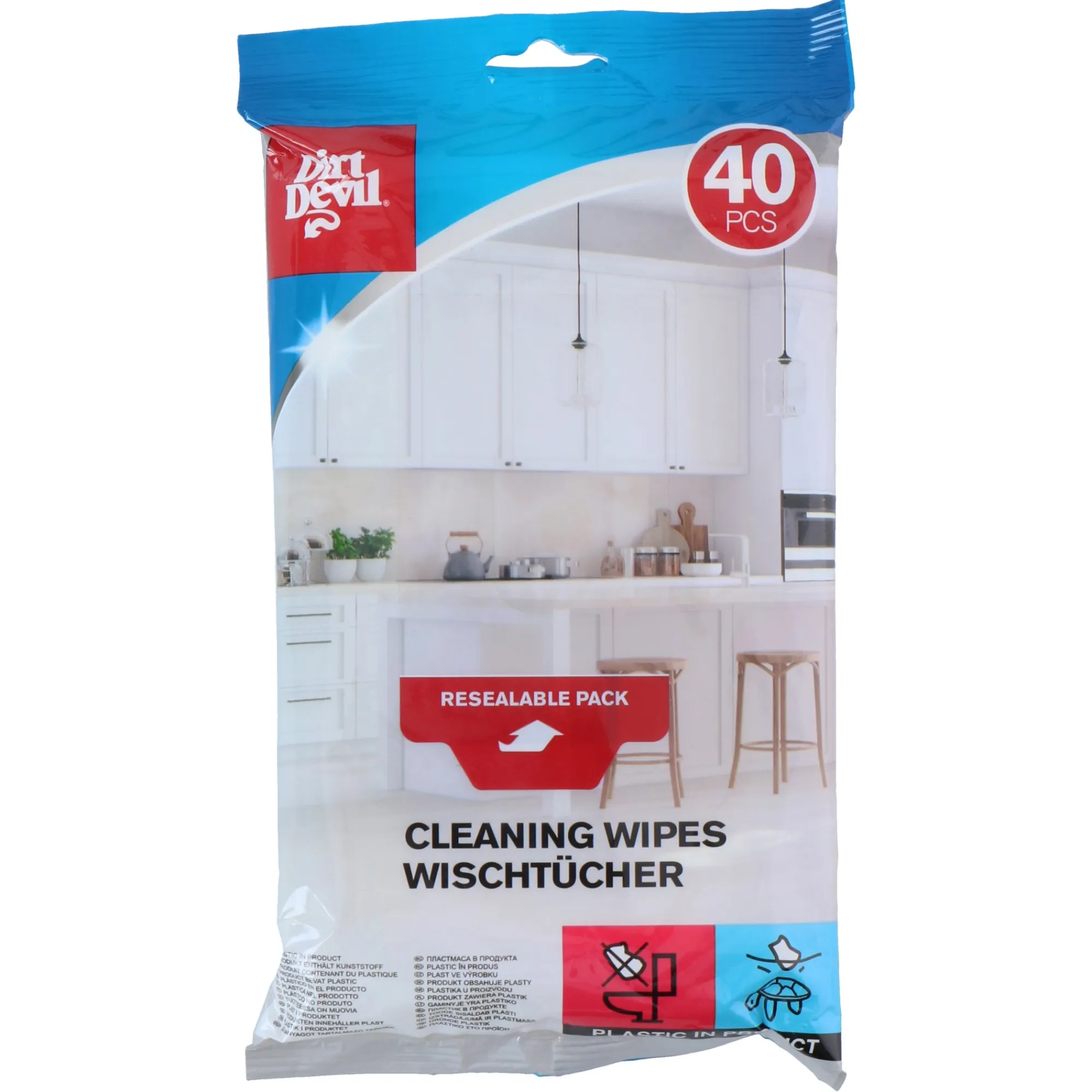 Dirt Devil Schoonmaken<Schoonmaakdoekjes antibacterie