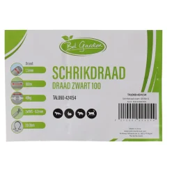 Bel Garden Afrastering<Schrikdraad zwart 100 Bel G