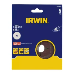 Irwin Toebehoren Elektrisch Gereedschap<Schuurschijf haakse slijper Ø115 mm K100 5st.