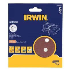 Irwin Toebehoren Elektrisch Gereedschap<Schuurschijf Ø115mm K80 5st.