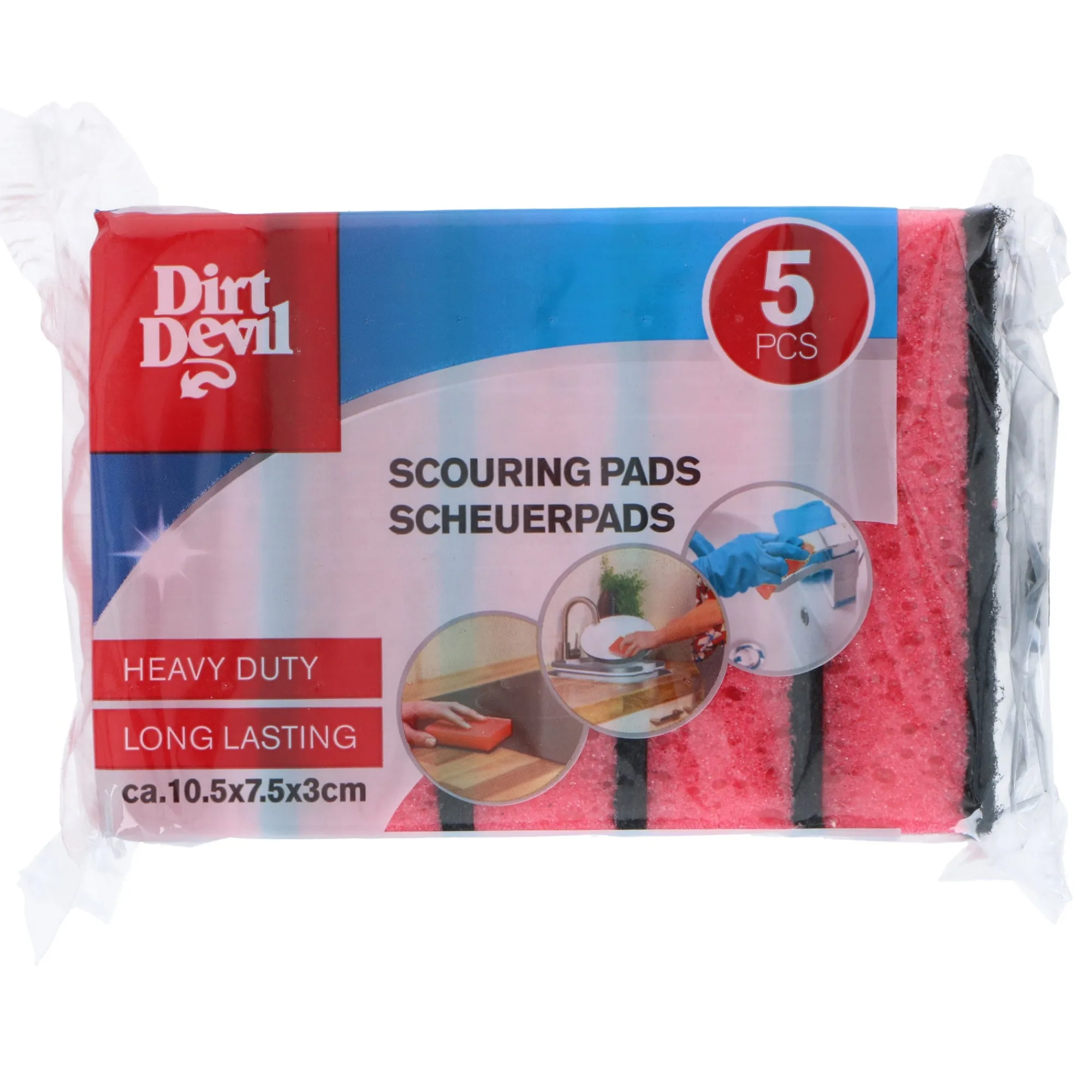 Dirt Devil Schoonmaken<Schuursponsje premium 105x75x30mm 5st
