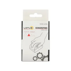 Lotus Verfspullen<Schuurspons 100 mm K120 medium