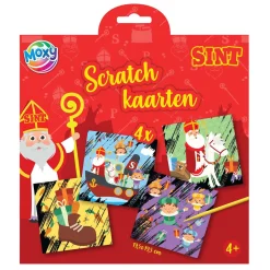 Creative Craft Group Kerstdecoratie<Scratch kaarten 4st.