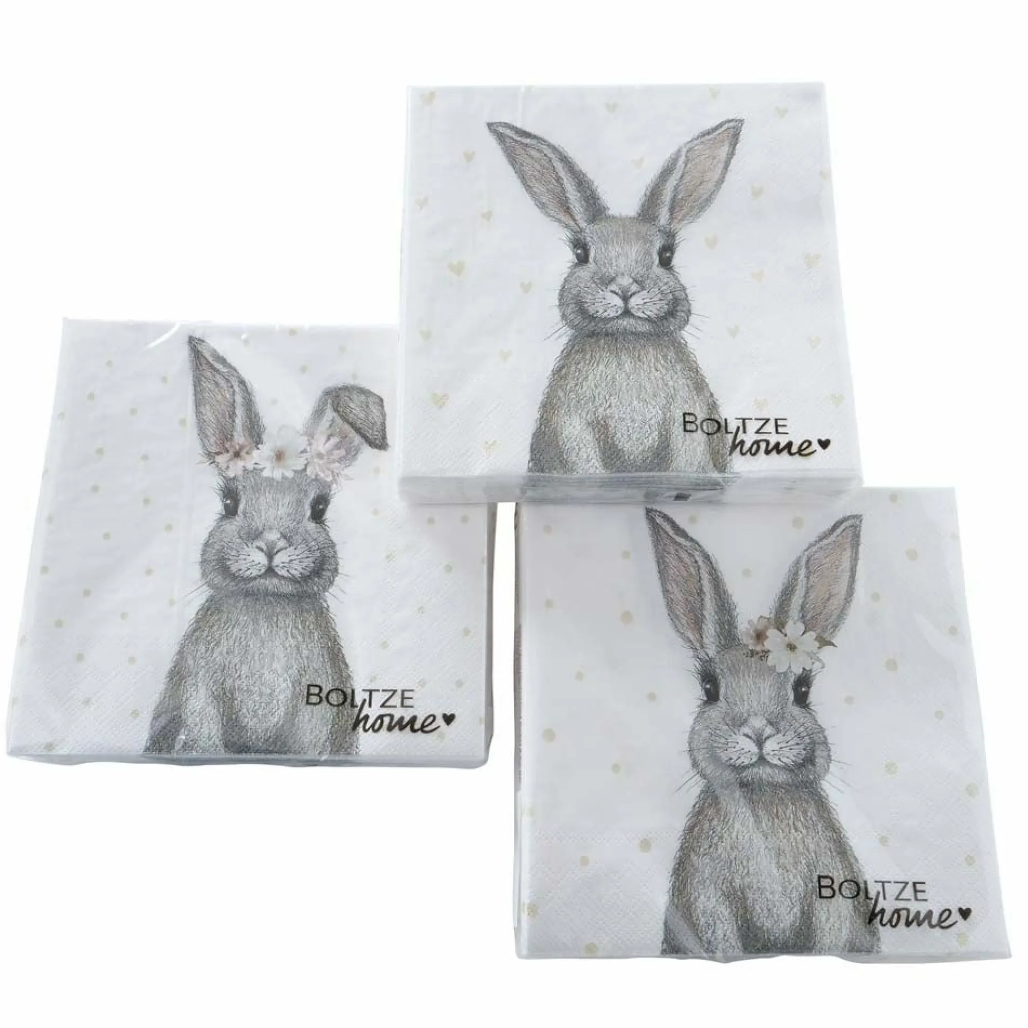 Boltze home Koken & Tafelen<Servetten Bella 20 stuks, 3 assorti