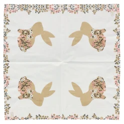 Duni Pasen|Koken & Tafelen<Servet 24x24cm blooming bunnies 20st