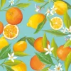 Duni Koken & Tafelen<Servet 33 x 33 cm lemon tree 20st