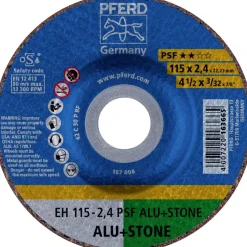Pferd Toebehoren Elektrisch Gereedschap<Slijpschijf EH115-2,4 alu + steen