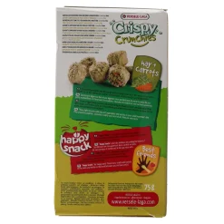 Versele Laga Knaagdieren Snacks<Snack crispy crunchies hooi 75 gr