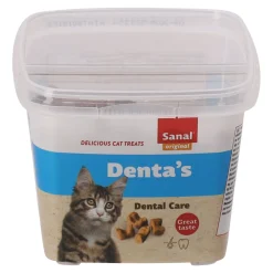 Sanal Kattensnoepjes<Snack kat denta 75g