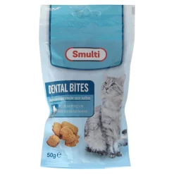 Smulti Kattensnoepjes<Snack kat dentalbites 50G
