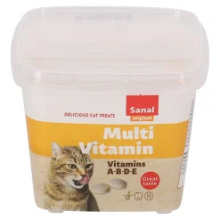Sanal Kattensnoepjes<Snack kat multi vitamin bites 100g