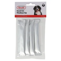Smulti Kattensnoepjes<Snack kat vloeibaar kip 7x12gr