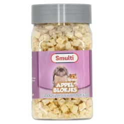 Smulti Knaagdieren Snacks<Snack knaag appelblokjes 102G
