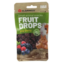 Flamingo Knaagdieren Snacks<Snack knaagdier drop bosvrucht 75g