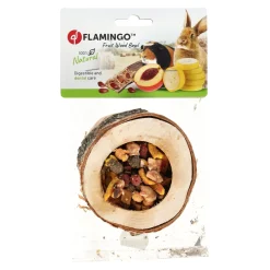 Smulti Knaagdieren Snacks<Snack knaagdier fruitkom hout 120gr