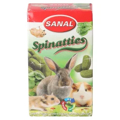 Sanal Knaagdieren Snacks<Snack knaagdier spinatties 45g