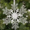 Decoris Kerstdecoratie<Sneeuwvlok glitter 21 cm