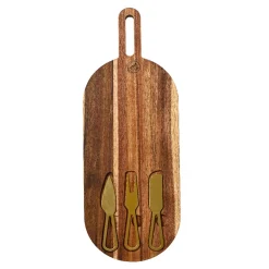 Decoris Koken & Tafelen|Kerstdecoratie<Snijplank acacia 45 cm