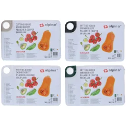 Alpina Koken & Tafelen<Snijplank L 34,5x23,5x0,5cm assorti