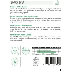 Horti Tops Moestuin<Snijsla Witte Dunsel