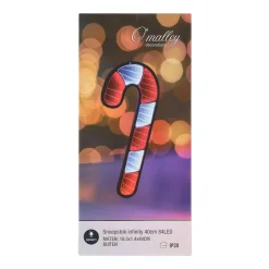 O'malley Kerstdecoratie|Kerstverlichting<Snoepstok infinity 40cm 84LED
