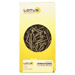 Lotus Bouw<Spaanplaatschroef 3,5 x L 45 mm 200st