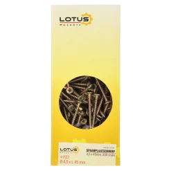 Lotus Bouw<Spaanplaatschroef 4,5 x 45 mm 200st