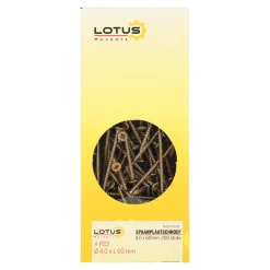 Lotus Bouw<Spaanplaatschroef 4,0 x 60 mm 200st