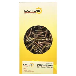 Lotus Bouw<Spaanplaatschroef 5,0 x 30 mm 200st