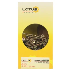 Lotus Bouw<Spaanplaatschroef 3,5 x 30 mm 200st