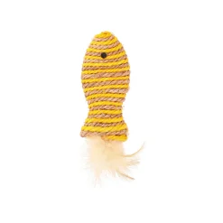 Friendly Pet Kattenspeeltjes<Speelgoed kat vis 14 cm bruin geel